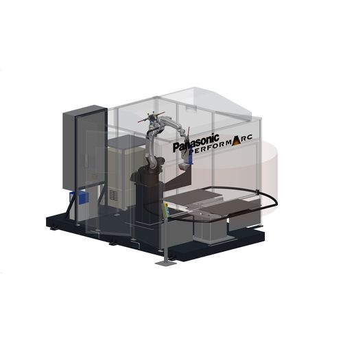 Lichtbogenschweiß-Roboterzelle - PerfomArc MT series - Panasonic Robot & Welding system solutions