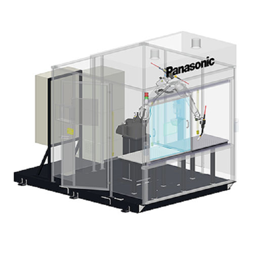 Lichtbogenschweiß-Roboterzelle - PA-c-TT connect series - Panasonic Robot & Welding system solutions - MIG/MAG-Schweißen / für Kleinteile / hochflexibel