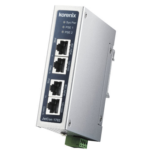 Medienwandler - JetCon 1702 - Korenix Technology - Ethernet / Industrie / PoE