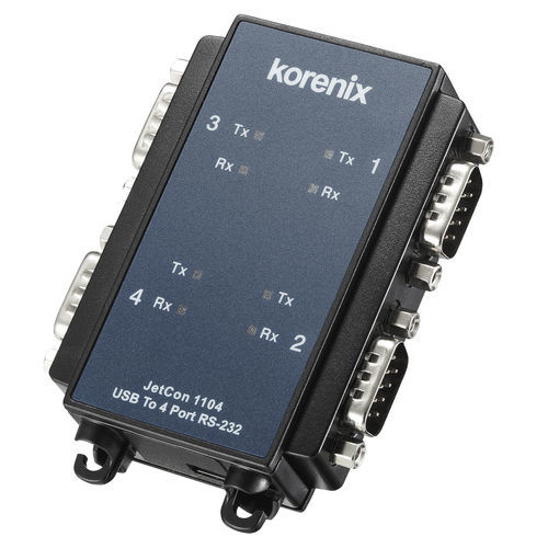 Digitaler Wandler - JetCon 1104 - Korenix Technology - RS-232 / USB / Universal