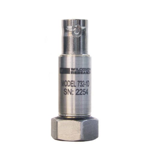 Hochfrequenz-Beschleunigungssensor - 732-1D - Wilcoxon Sensing Technologies - Miniatur / Empfindlichkeit