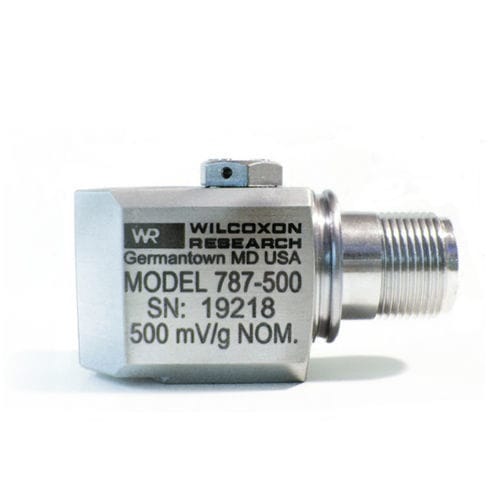 Niedrigfrequenz-Beschleunigungssensor - 787-500 - Wilcoxon Sensing Technologies - IEPE / hochempfindlich