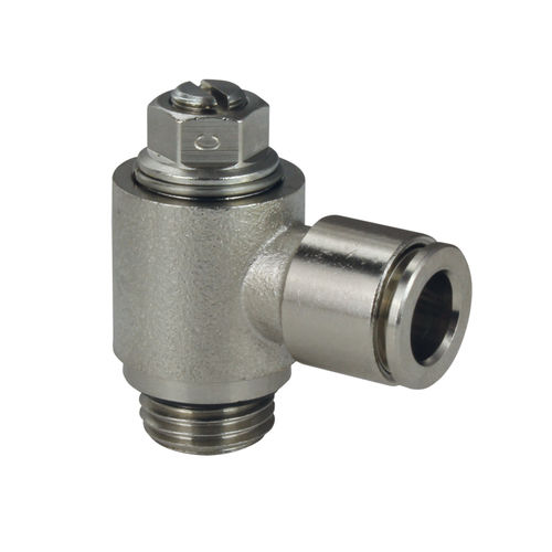 Durchsatzkontrolle-Anschluss - MV 18 - C.Matic S.p.A. - pneumatisch / Gewinde / Push-in