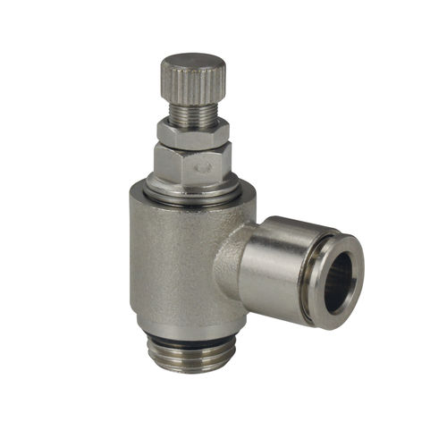 Durchsatzkontrolle-Anschluss - MV 41 - C.Matic S.p.A. - pneumatisch / Gewinde / Push-in