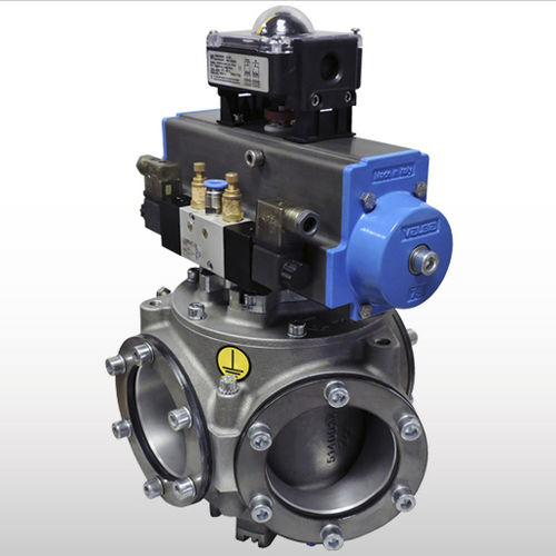 Rohrweiche für pneumatische Förderung - VAS series - WAMGROUP S.p.A - für Lebensmittel / ATEX / pneumatisch betrieben