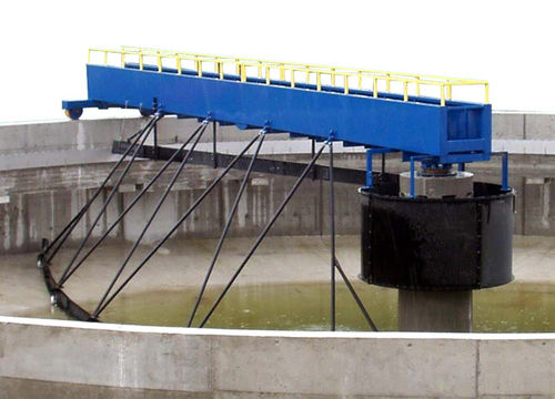 Rundes Klärbecken - PTP series - WAMGROUP S.p.A - mit Räumerbrücke