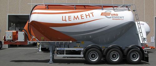 Silo Sattelauflieger - CM 32 - OMEPS - für Lebensmittel / für Asche / für Sand