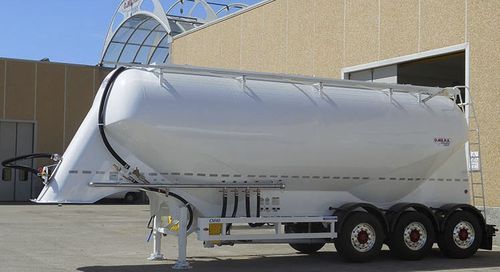 Silo Sattelauflieger - CM 40 - OMEPS - für Pellets / für Produkte in Pulverform / für Asche