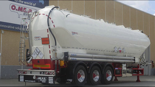Silo Sattelauflieger - CM 55 Vacuum - OMEPS - für Asche / für Sand / für Zement