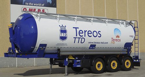 Kippbarer Sattelauflieger - CR 47 - OMEPS - Silo / für Lebensmittel / für Produkte in Pulverform
