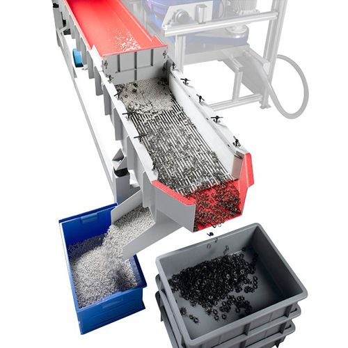 Siebmaschine / lineare Schwingungen - SSR - OTEC Präzisionsfinish GmbH - für Pellets