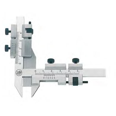 Vernier-Messschieber - 1924 101   - ULTRA PRÄZISION MESSZEUGE - Edelstahl / Feineinstellung / für Zahnradmessung