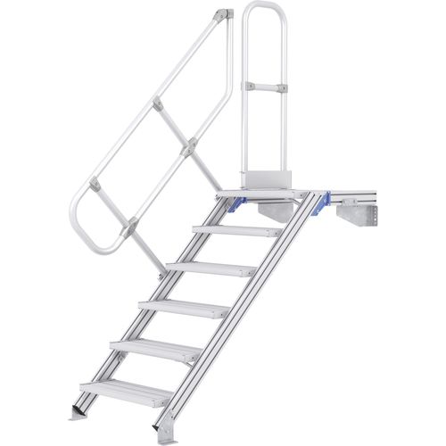 Gerade Treppe - 40155 Series - ZARGES - Aluminium / Stahl / vergittert