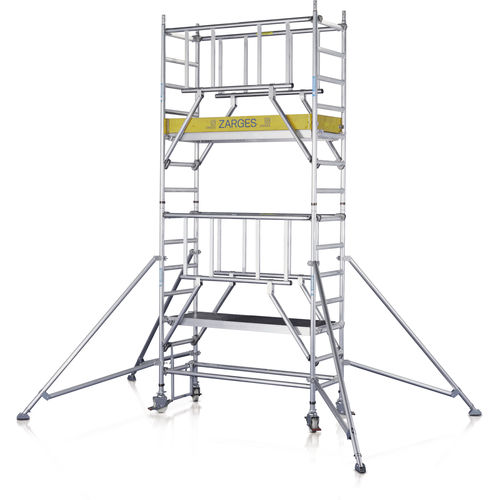 Mobiler Gerüstturm - MultiTower S-PLUS 1T - ZARGES - Fassaden / modular