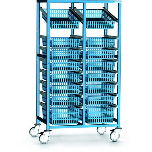 Lagerungswagen - 36 series  - ZARGES - Stahl / 2 Ebenen / mit Lenkrolle