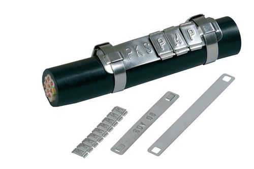 Kennzeichnungsetikett - PKS series - Partex Marking Systems - Edelstahl / für die Markierung von Kabeln