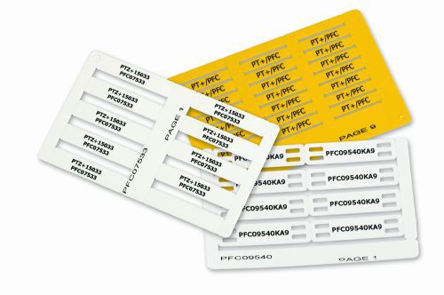 Kennzeichnungsetikett - PFC series - Partex Marking Systems - rechteckig / für die Markierung von Kabeln