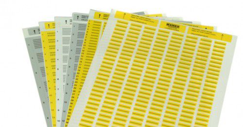 Selbstklebendes Etikett - PLL series - Partex Marking Systems - Polyester / auf Bogen
