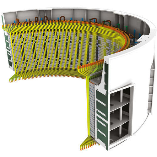 Lichtmaschine für Wasserturbine - ANSALDO ENERGIA - dreiphasig / bürstenlos / mehrpolig