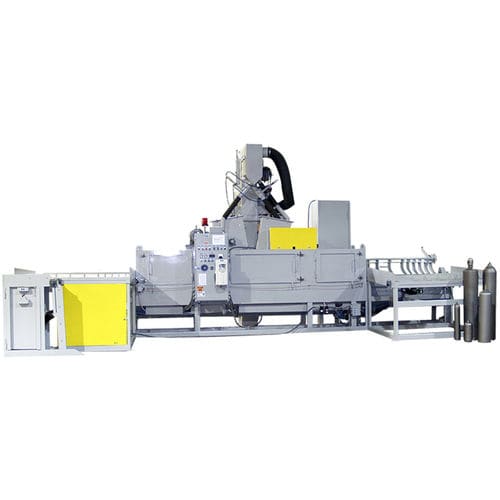 Manuelle Strahlanlage - BFC-12 - LS Industries - für Walzen / automatisch