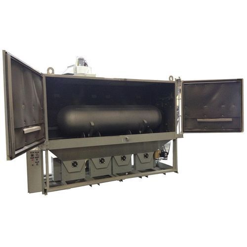 Manuelle Strahlanlage - PTB-500 - LS Industries - für Walzen
