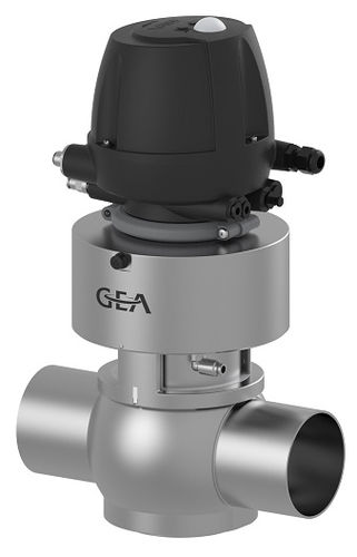 Kugelventil - T-smart - GEA Tuchenhagen - pneumatisch gesteuert / Absperr / für Wasser