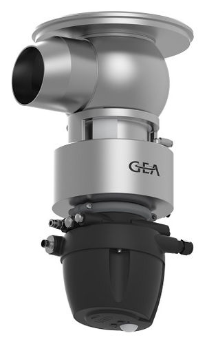 Pneumatisch gesteuertes Ventil - T-smart series - GEA Tuchenhagen - Absperr / für flüssige Lebensmittel und Getränke / Bodenablass