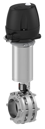 Absperrklappe - T-smart 7 series - GEA Tuchenhagen - pneumatisch gesteuert / Absperr / hygienisch