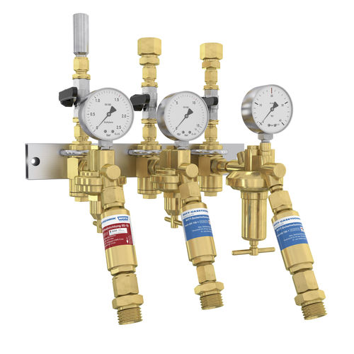 Mehrweg-Verteilerblock - 503 - WITT-Gasetechnik - Messing / für Gas / für Heizungen