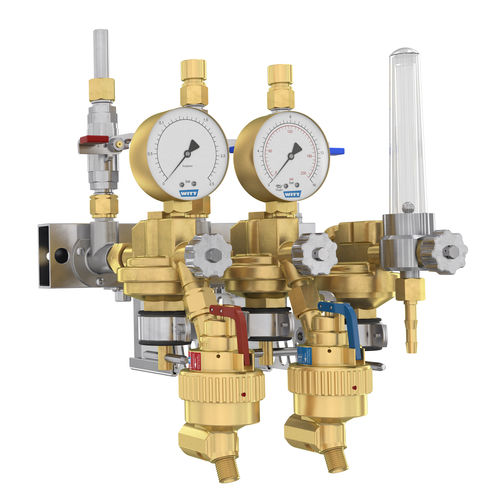 Mehrweg-Verteilerblock - 603 series - WITT-Gasetechnik - Messing / für Gas / für Verteilungszwecke