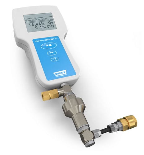 CO2/02-Analysator - OXYBABY® M+ P - WITT-Gasetechnik - Überwachung / Konzentration / Druck