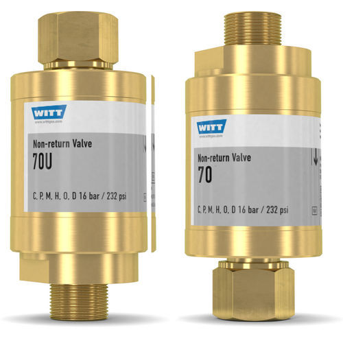 Rückschlagklappe für Gas - 70 - WITT-Gasetechnik - DIN / Gewinde / Reinigung