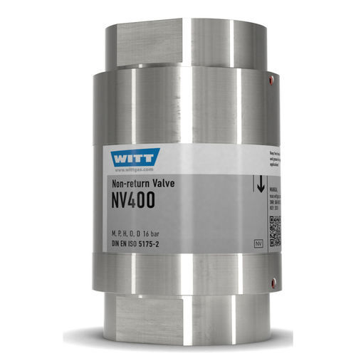 Rückschlagklappe für Gas - 339-ES - WITT-Gasetechnik - Gewinde / Schutz / Edelstahl