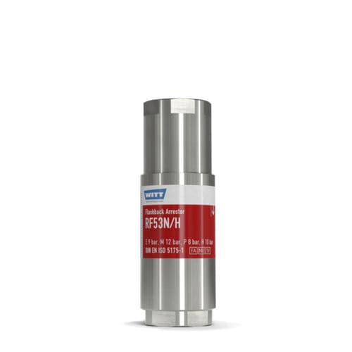Flammenrückschlagsicherung zur Chemikaliendetektion - RF53N/H-ES - WITT-Gasetechnik - Labor / für die Glasindustrie / für Wasserstoff