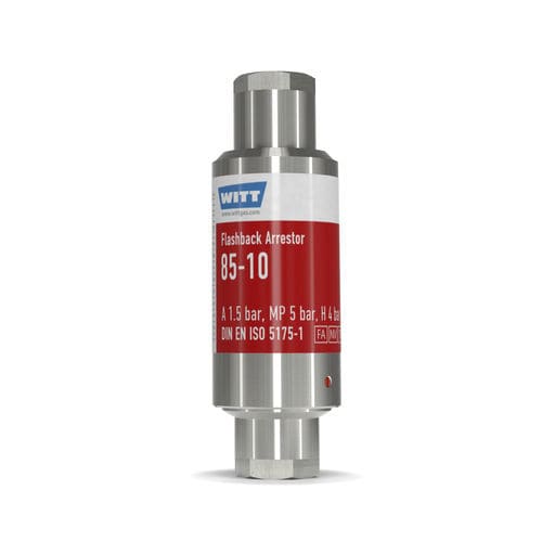 Labor-Flammenrückschlagventil - RF85-10N-ES - WITT-Gasetechnik - für die chemische Industrie / für die Glasindustrie / für Wasserstoff