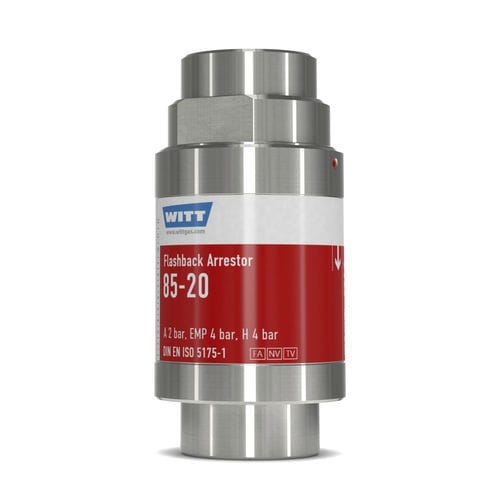 Rückschlagklappe-Flammenrückschlagventil - RF85-20N-ES - WITT-Gasetechnik - Prozess / Labor / für die chemische Industrie