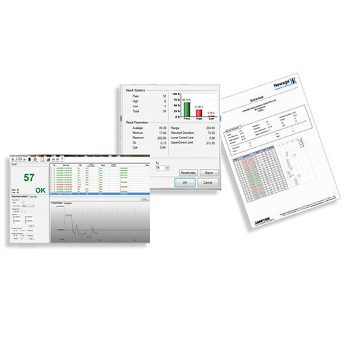 Datenerfassungs-Software - DataView®  - Ametek Newage Testing Instruments - Statistikanalyse / Datenverwaltung