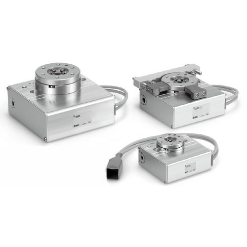 Elektrischer Drehtisch - LER series - SMC PNEUMATIC - horizontal / für Werkzeugmaschinen / automatisch