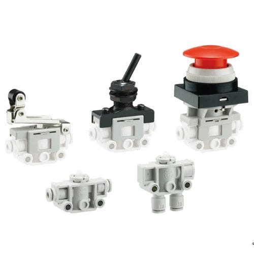 Sitzventil - VM100F   - SMC PNEUMATIC - manuell / Steuerung / für Luft