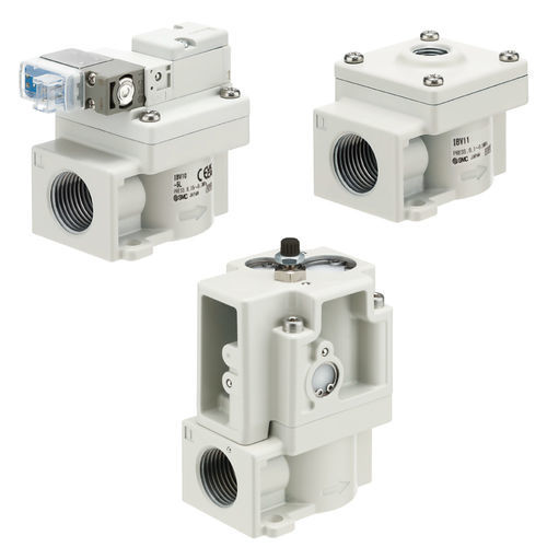 Ventil mit Elektroantrieb - IBV series - SMC PNEUMATIC - pneumatisch gesteuert / für Luft / Impuls