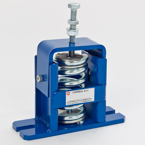 Rechteckige elastische Lagerung - AB/AS - CARIBUL - Stahl / aus lackiertem Stahl / Gummi