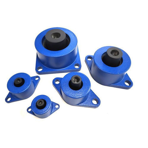 Zylindrische elastische Lagerung - ADGO - CARIBUL - Elastomer / Gewinde