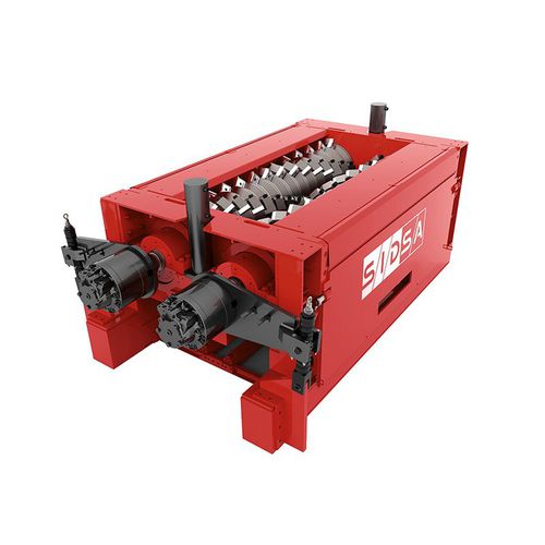 Zweiwellenschredder - XLF 4500 - SID Société Industrielle de la Doux SA - für Abfall / robust
