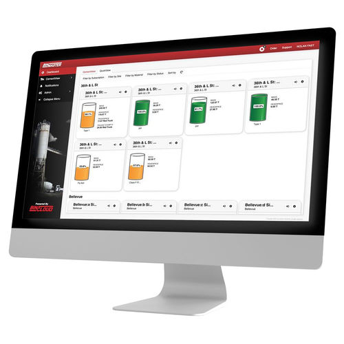 Überwachungssoftware - CementView - BinMaster - Lagerung / für Abfolgeplanung / Lagerhaltung