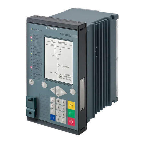 Differentialschutzrelais - SIPROTEC 7SD82 - SIEMENS Energy automation and smart grid - Spannung / für Freileitung / für Schalttafelmontage
