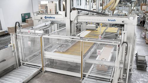 Be- und Entladesystem / Beschickung -  mahros brush - SCM - Platten / zum Bohren / automatisch