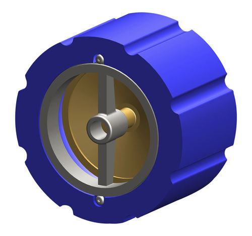 Rückschlagventil - 580 series - CLA-VAL Automatic Control Valves - Zwischenflansch / geräuscharm / Federdruck