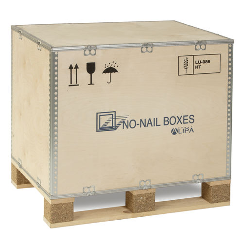 Palettenbox zum Einmalgebrauch - ISIBOX 66 - NO-NAIL BOXES - Sperrholz / Lager / Transport