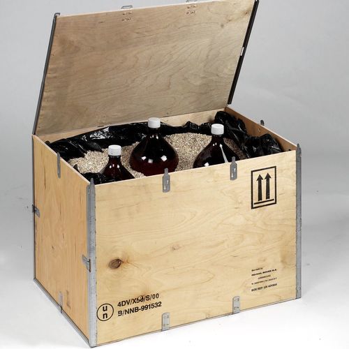 Transportbehälter - EXBOX DG Series - NO-NAIL BOXES - Sperrholz / Lager / für industrielle Nutzung