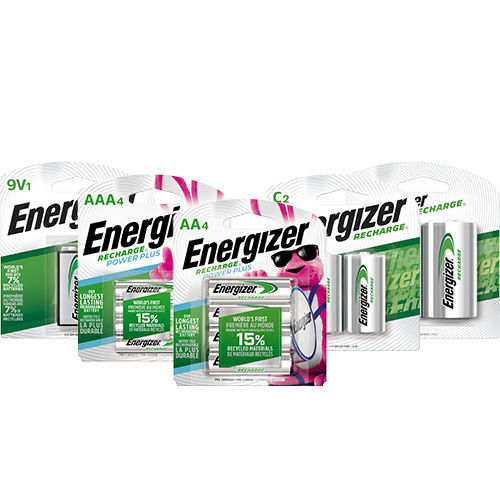 NiMH Batterie - Recharge® - Energizer Holdings Inc. - AA-Typ / AAA-Typ / 9 V